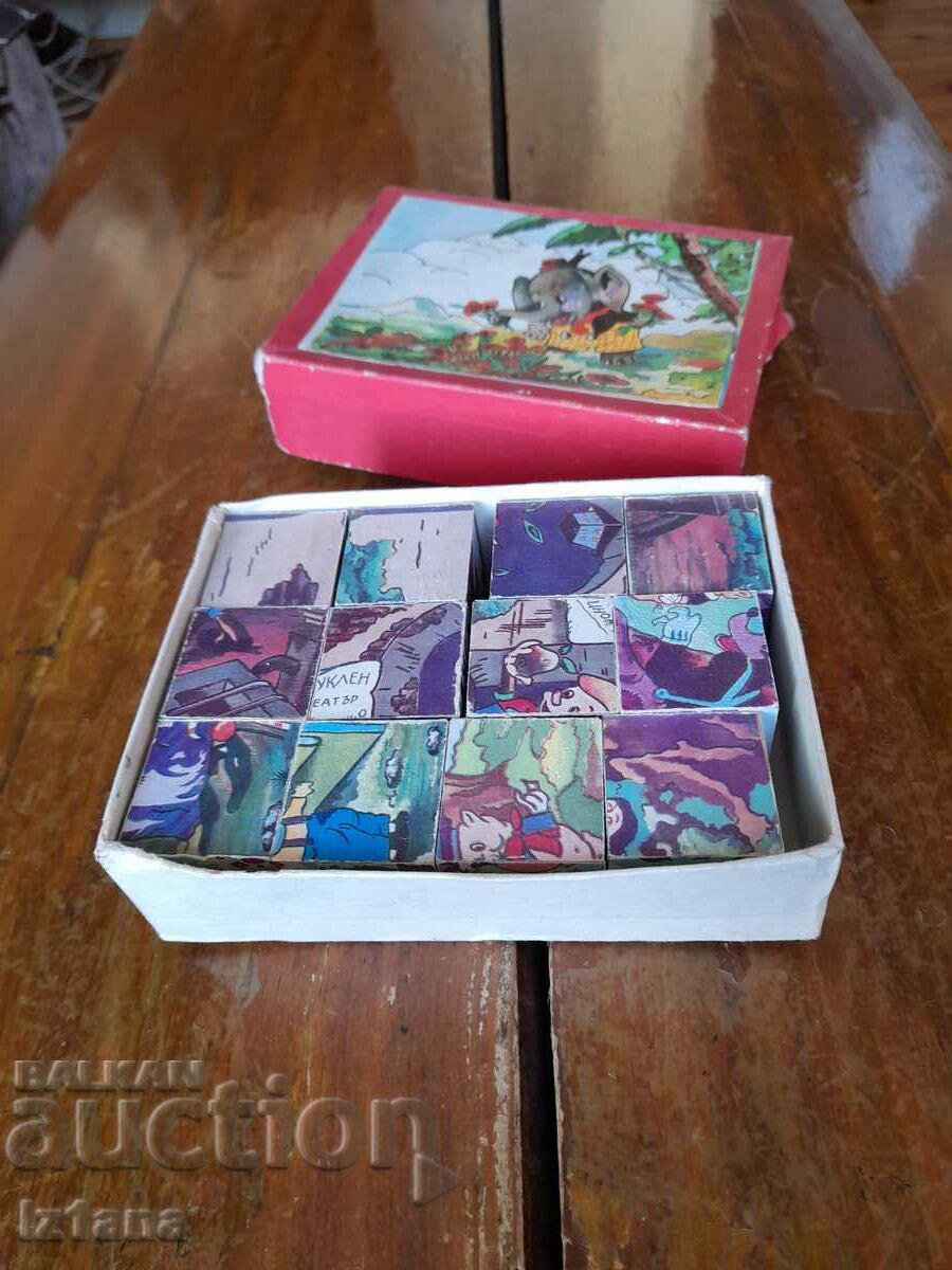 An old children's game with cubes with price 42.00 BGN | € 21.47 An old children's game with cubes with price 42.00 BGN | € 21.47