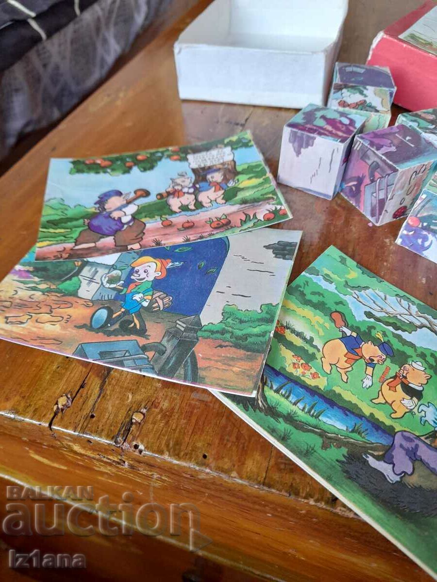 An old children's game with cubes - 5 An old children's game with cubes - 5