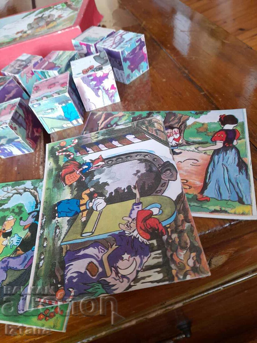 An old children's game with cubes - 6 An old children's game with cubes - 6