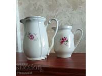 Old porcelain jugs