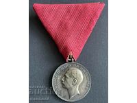 5870 Kingdom of Bulgaria Medal of Merit Tsar Boris solid wed