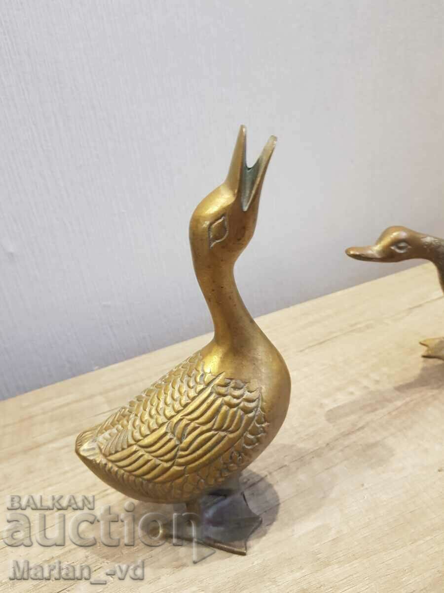 Two bronze ducks with price 70.00 BGN | € 35.79 Two bronze ducks with price 70.00 BGN | € 35.79