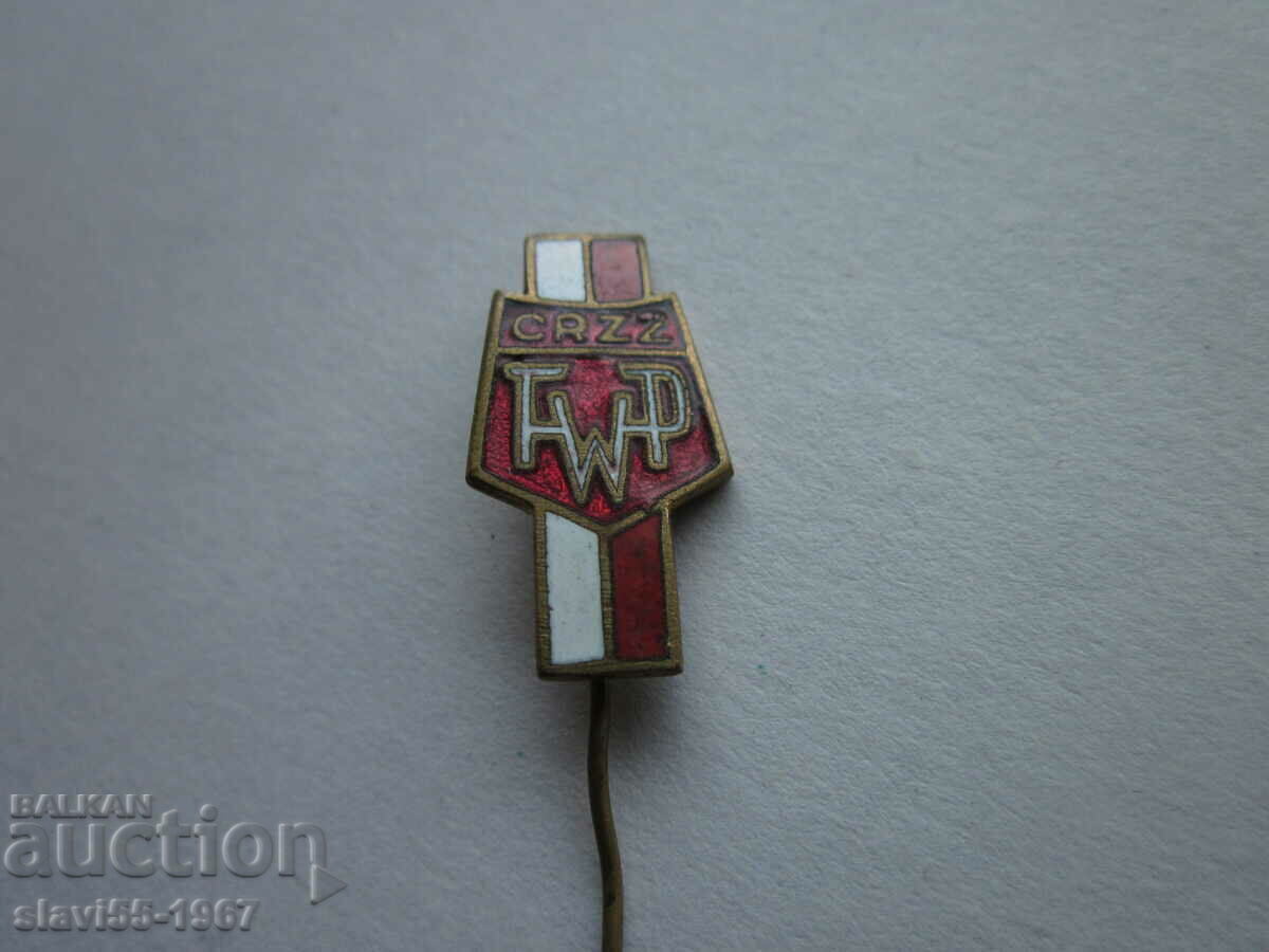 Auction ENAMEL BADGE CRZZ FWP BZC !!! Auction ENAMEL BADGE CRZZ FWP BZC !!!