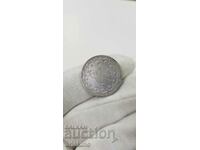 Silver Turkish-Ottoman 5 Kurush coin