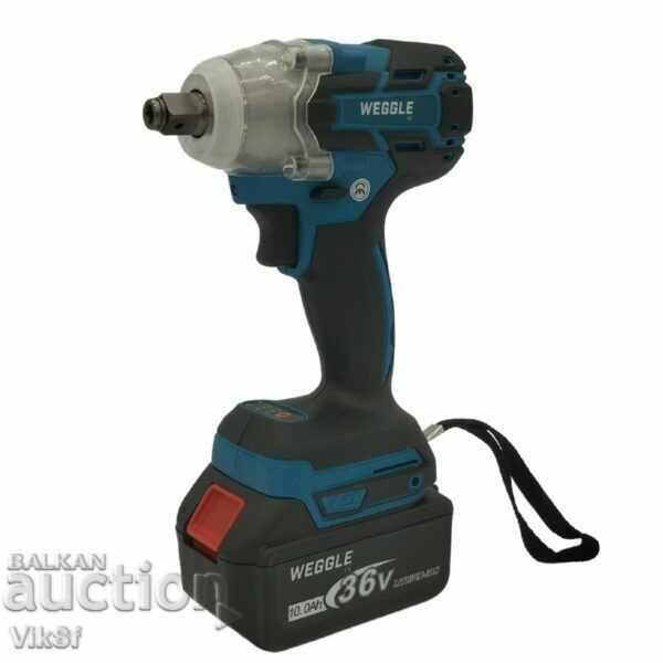 Cordless Brushless - Angle Grinder, Weggle 36V, 10Ah with price 144.00 BGN | € 73.63 Cordless Brushless - Angle Grinder, Weggle 36V, 10Ah with price 144.00 BGN | € 73.63
