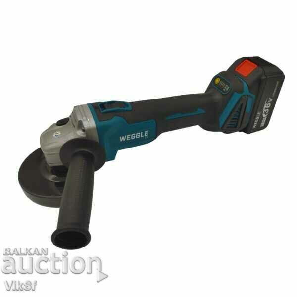 Delivery of Cordless Brushless - Angle Grinder, Weggle 36V, 10Ah Delivery of Cordless Brushless - Angle Grinder, Weggle 36V, 10Ah