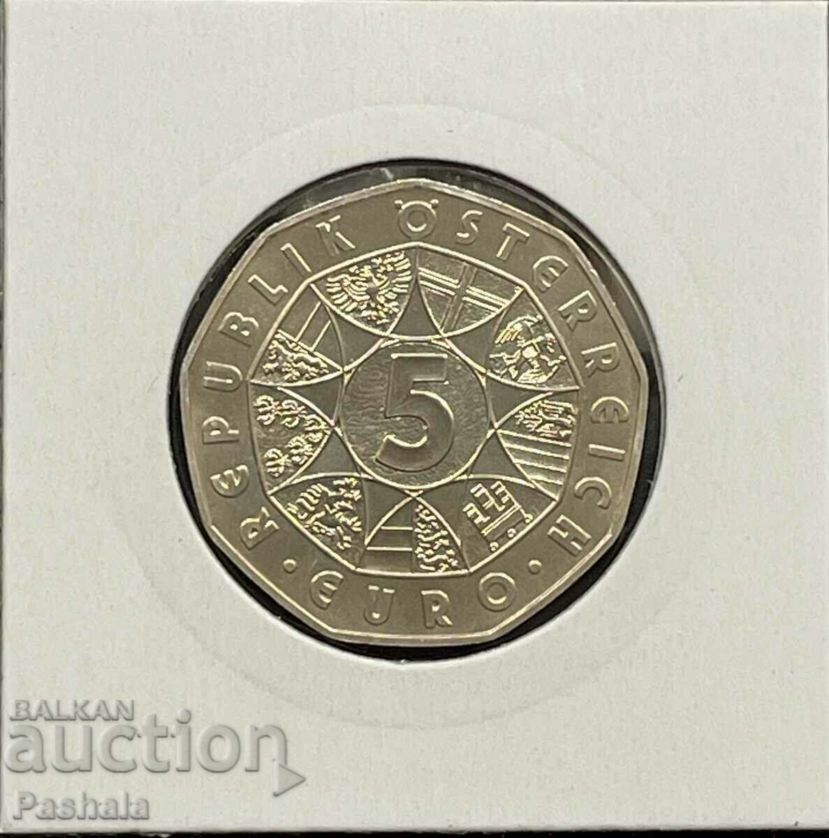Austria 5 euro 2005 Silver. with price 35.00 BGN | € 17.90 Austria 5 euro 2005 Silver. with price 35.00 BGN | € 17.90