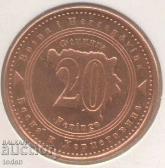 Bosnia and Herzegovina-20 Feninga-2004-KM# 116