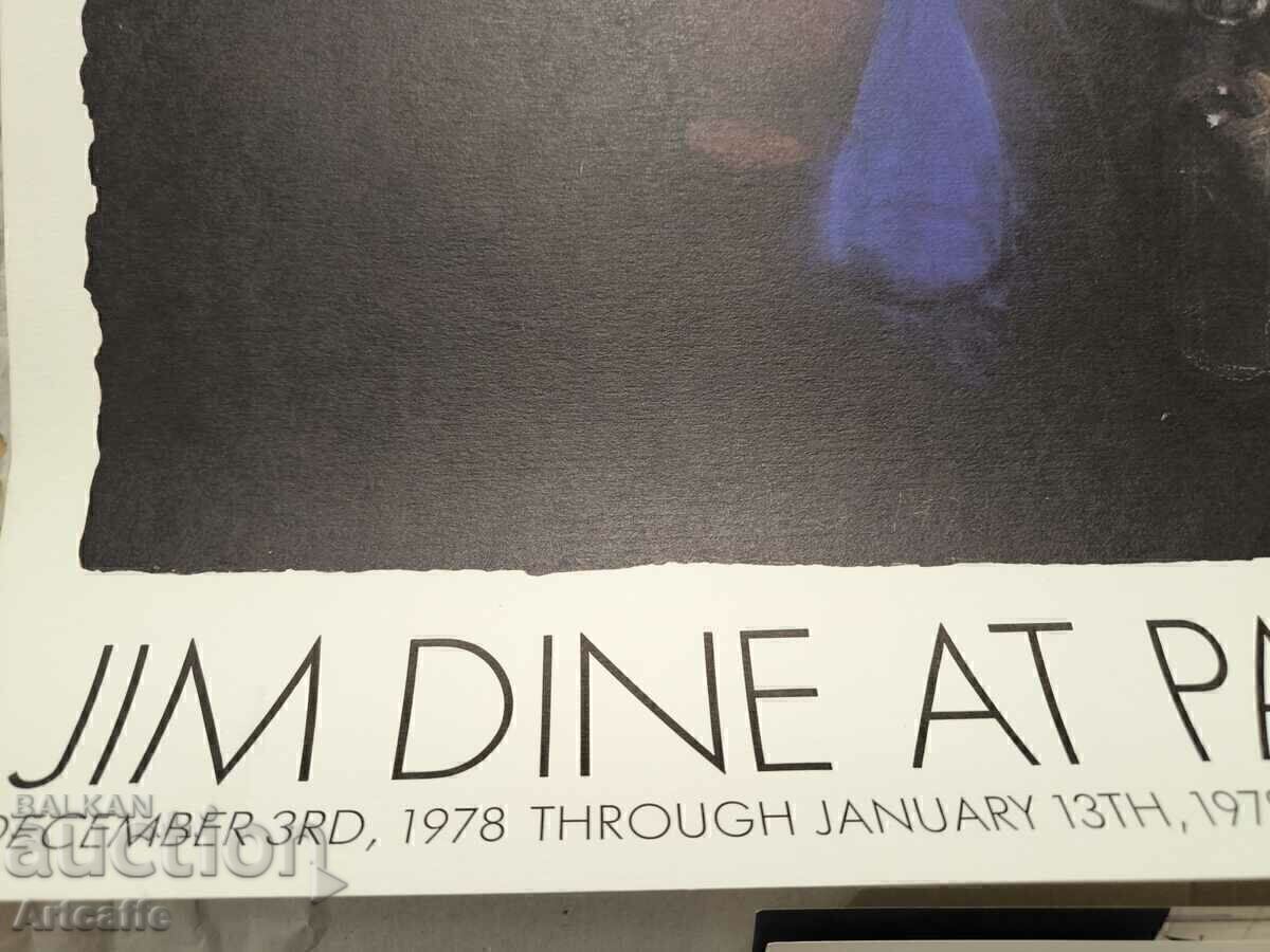 Auction Jim DINE offset lithograph Auction Jim DINE offset lithograph