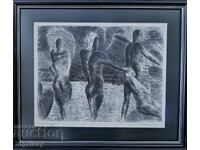 Galab Galabov (1956 - ) γραφική αφηρημένη σύνθεση