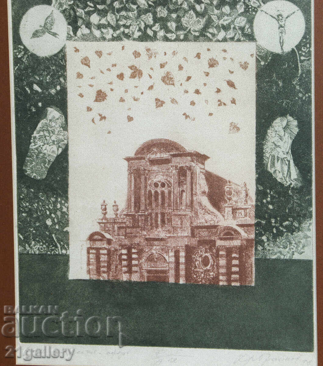 Hristo BRAIKOV (1938 – 2001) Gravura „Toamna în Belgia” - 5 Hristo BRAIKOV (1938 – 2001) Gravura „Toamna în Belgia” - 5