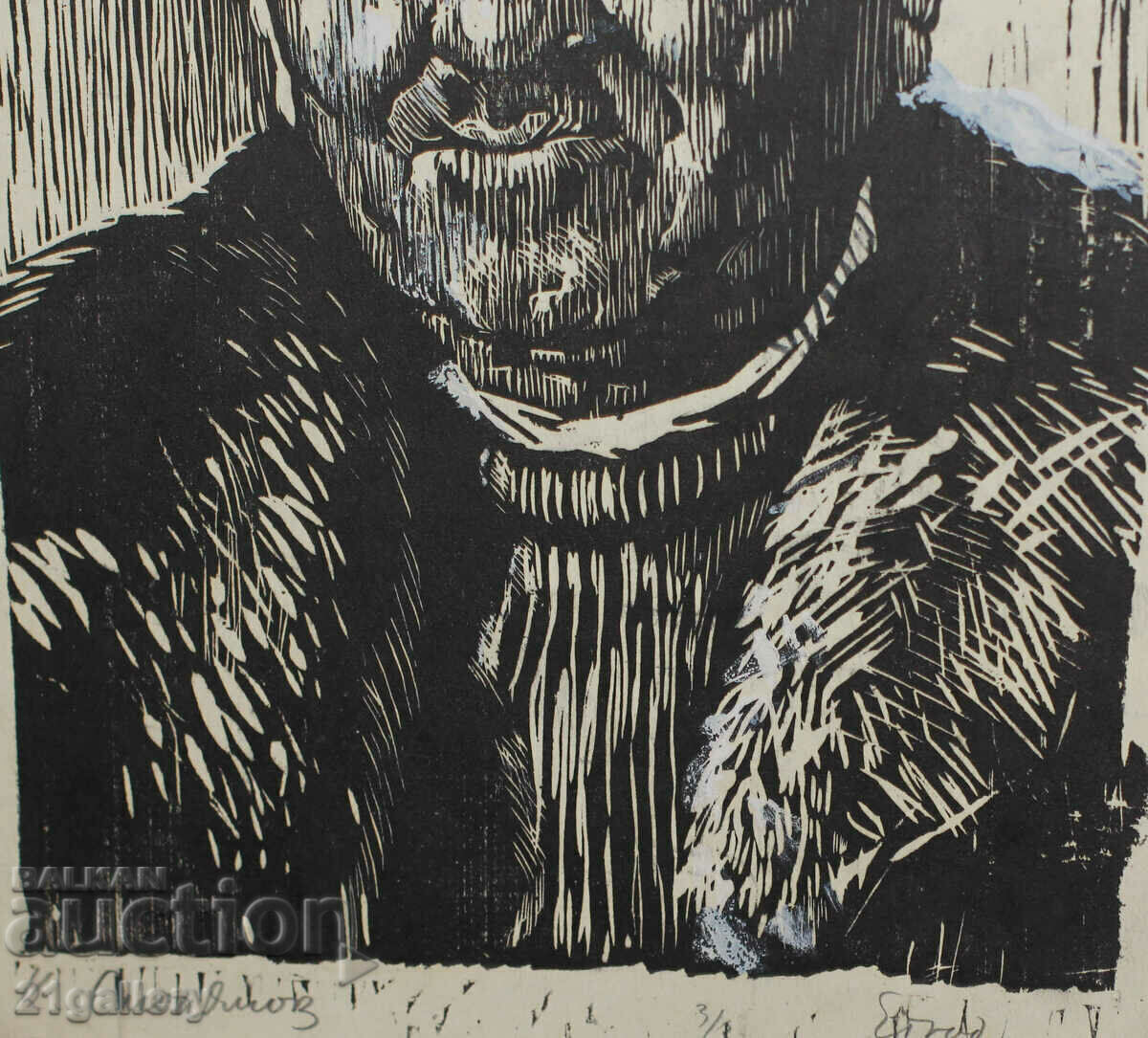 Konstantin Smolyanov (1938–2008) painted portrait - 5 Konstantin Smolyanov (1938–2008) painted portrait - 5