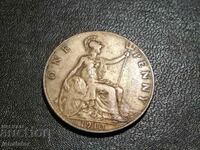 1910 1 penny