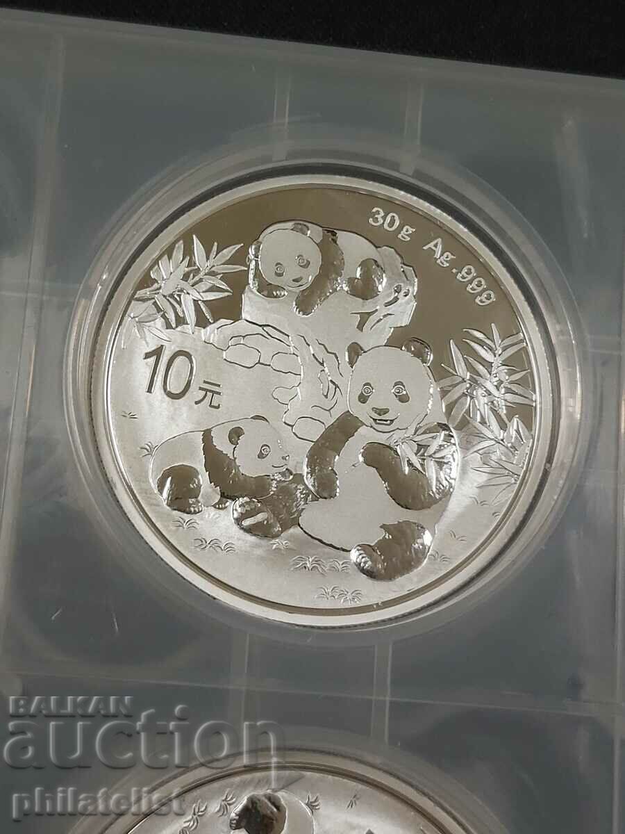 China - 10 Yuan - Panda 2025 - Silver coin 30 grams