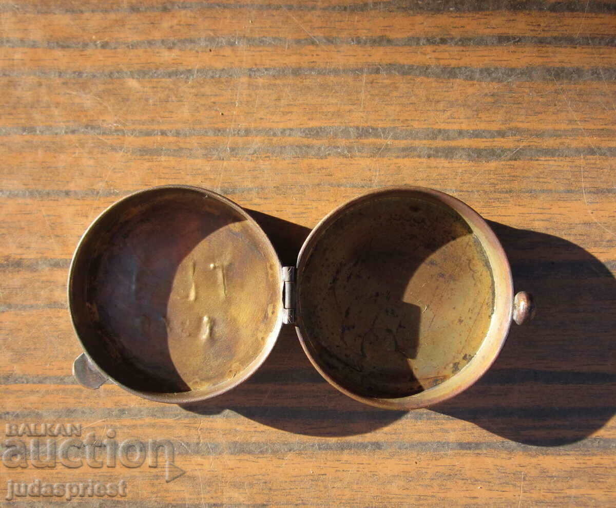 παλιό ρωσικό στρατιωτικό κουτί πυξίδας με σφυρί και δρεπάνι - 5 παλιό ρωσικό στρατιωτικό κουτί πυξίδας με σφυρί και δρεπάνι - 5