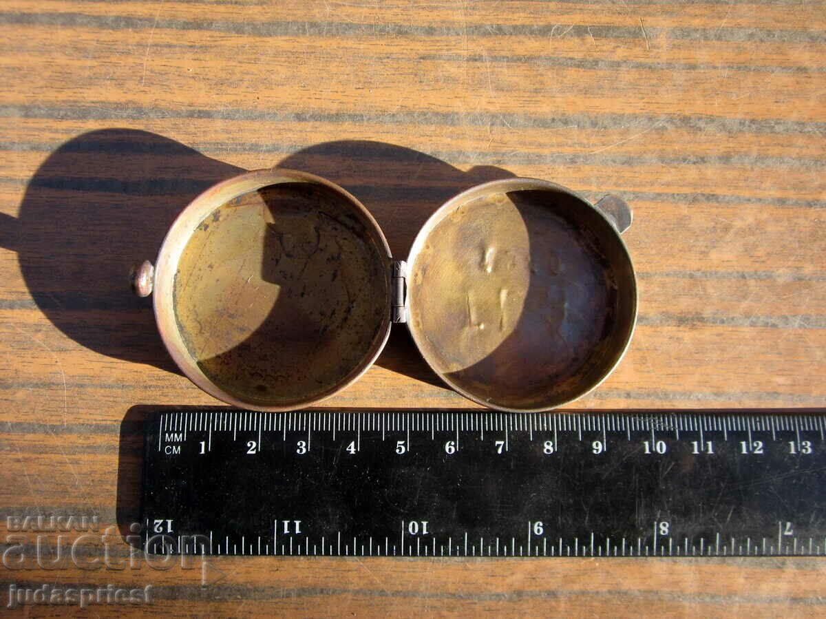 παλιό ρωσικό στρατιωτικό κουτί πυξίδας με σφυρί και δρεπάνι - 6 παλιό ρωσικό στρατιωτικό κουτί πυξίδας με σφυρί και δρεπάνι - 6