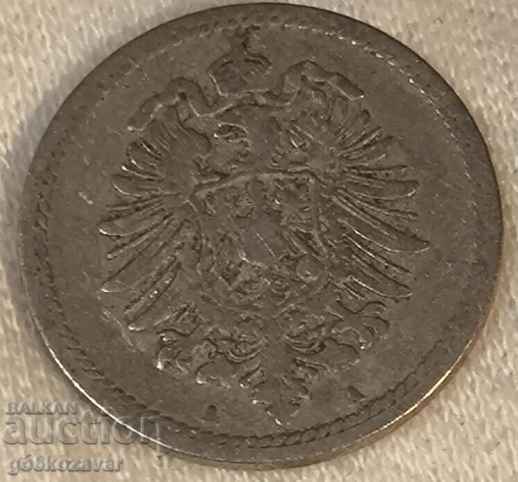 Германия 5 пфенига 1889г с цена 1.00 лв. | € 0.51 Германия 5 пфенига 1889г с цена 1.00 лв. | € 0.51