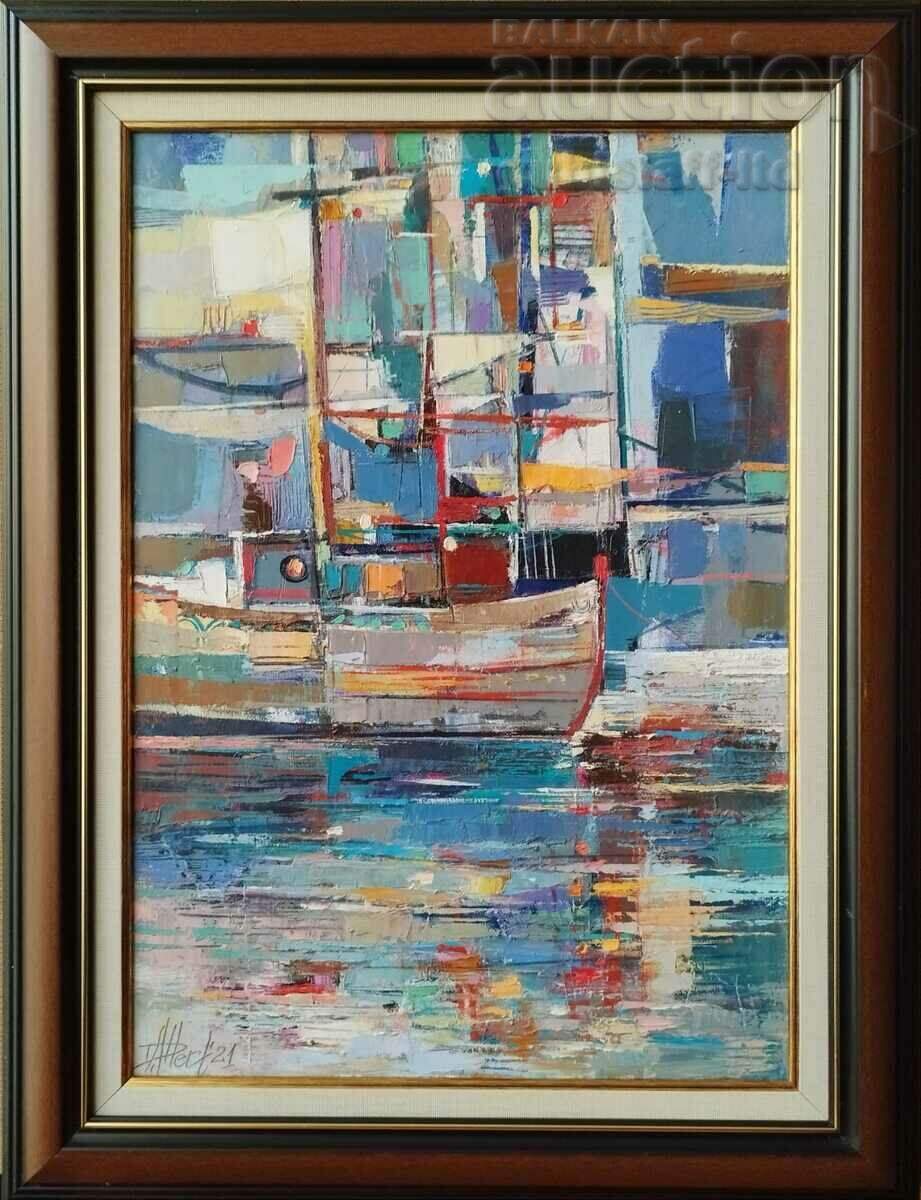 Painting "Reflections", art. Daniel Yordanov-Alberchi, 2021