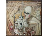 Painting, surrealism, Bulgarian author, 1998.