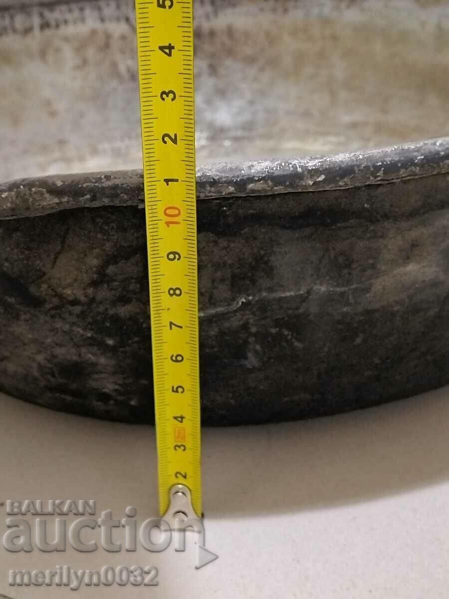 Παλιός χάλκινος δίσκος για lutenitsa majun γλυκό χαλκό - 5 Παλιός χάλκινος δίσκος για lutenitsa majun γλυκό χαλκό - 5