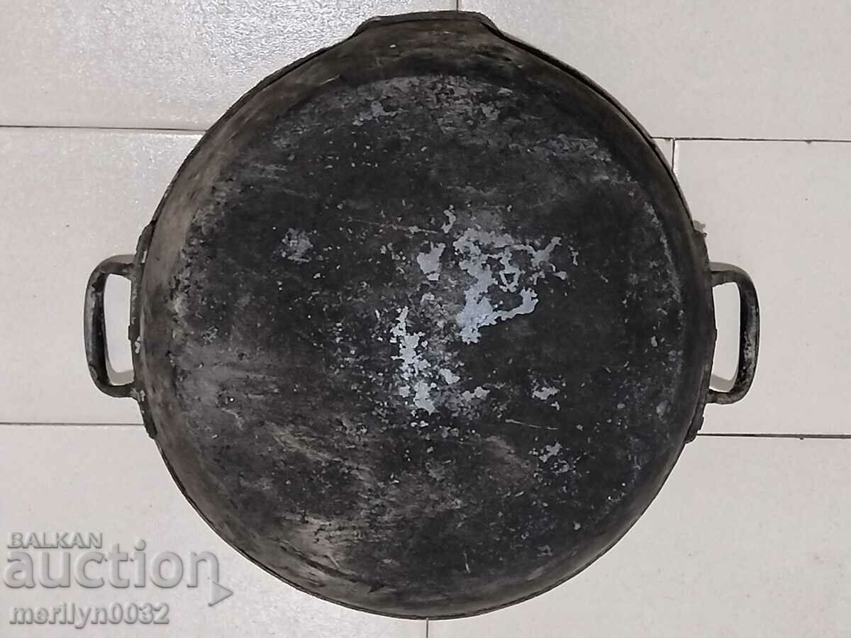 Παλιός χάλκινος δίσκος για lutenitsa majun γλυκό χαλκό - 6 Παλιός χάλκινος δίσκος για lutenitsa majun γλυκό χαλκό - 6