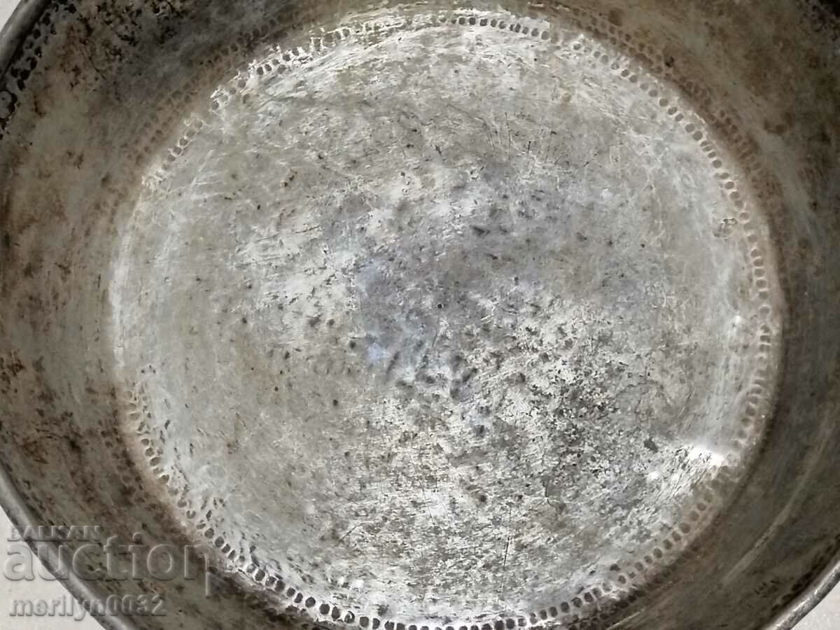 Παλιός χάλκινος δίσκος για lutenitsa majun γλυκό χαλκό - 7 Παλιός χάλκινος δίσκος για lutenitsa majun γλυκό χαλκό - 7