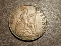 1917 1 penny