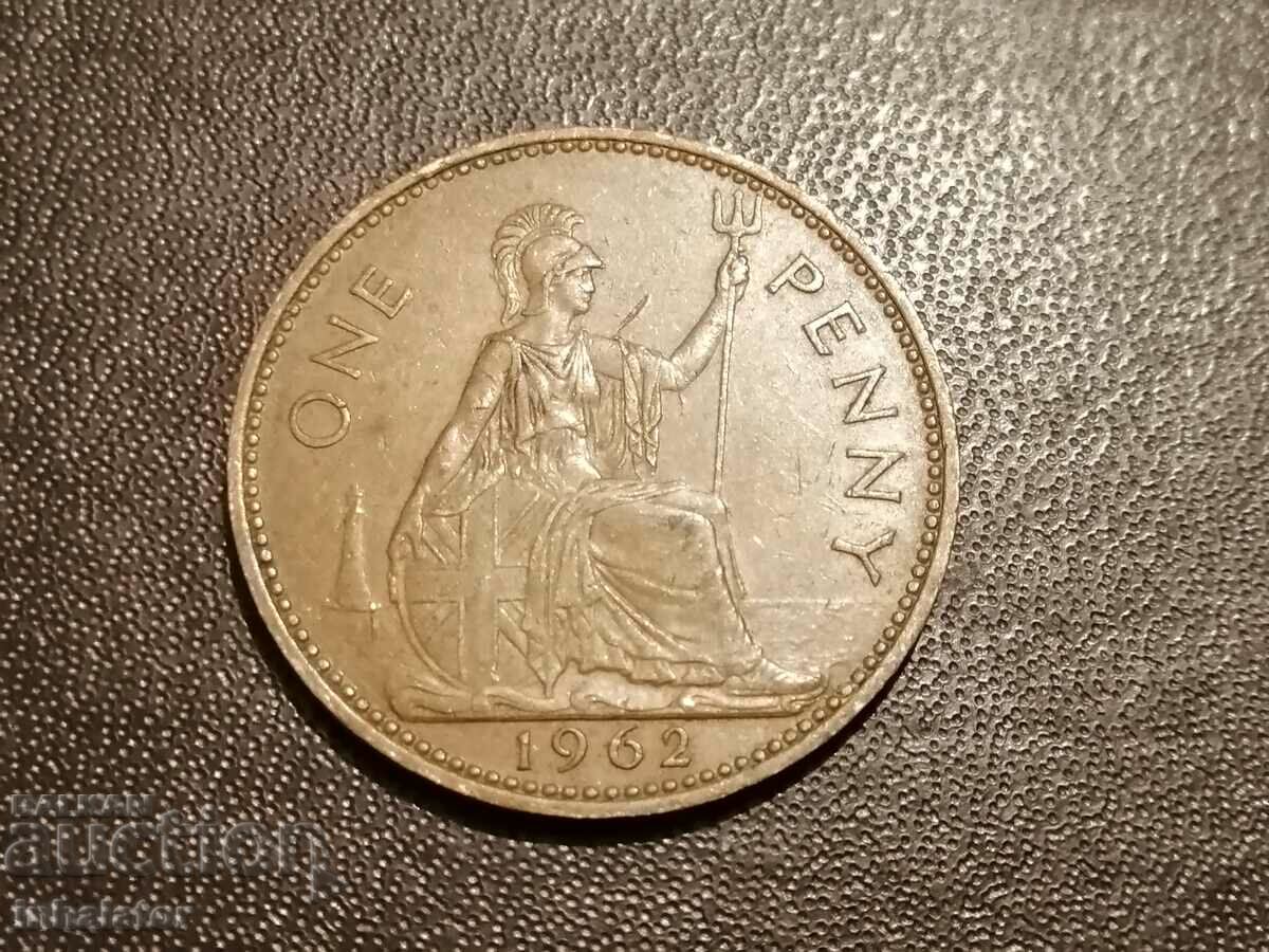 1962 1 penny