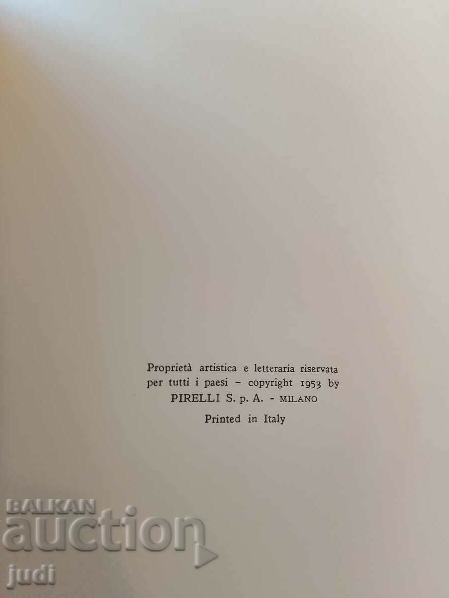 Disccio Di Buoninsegna Pirelli 1953 First Edition - 5 Disccio Di Buoninsegna Pirelli 1953 First Edition - 5