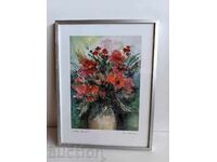 . BEAUTIFUL PICTURE REPRODUCTION PRINT FRAME GLASS