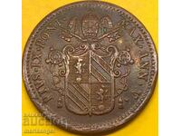 1/2 bayoko 1850 Vatican ROMA 23mm bronz