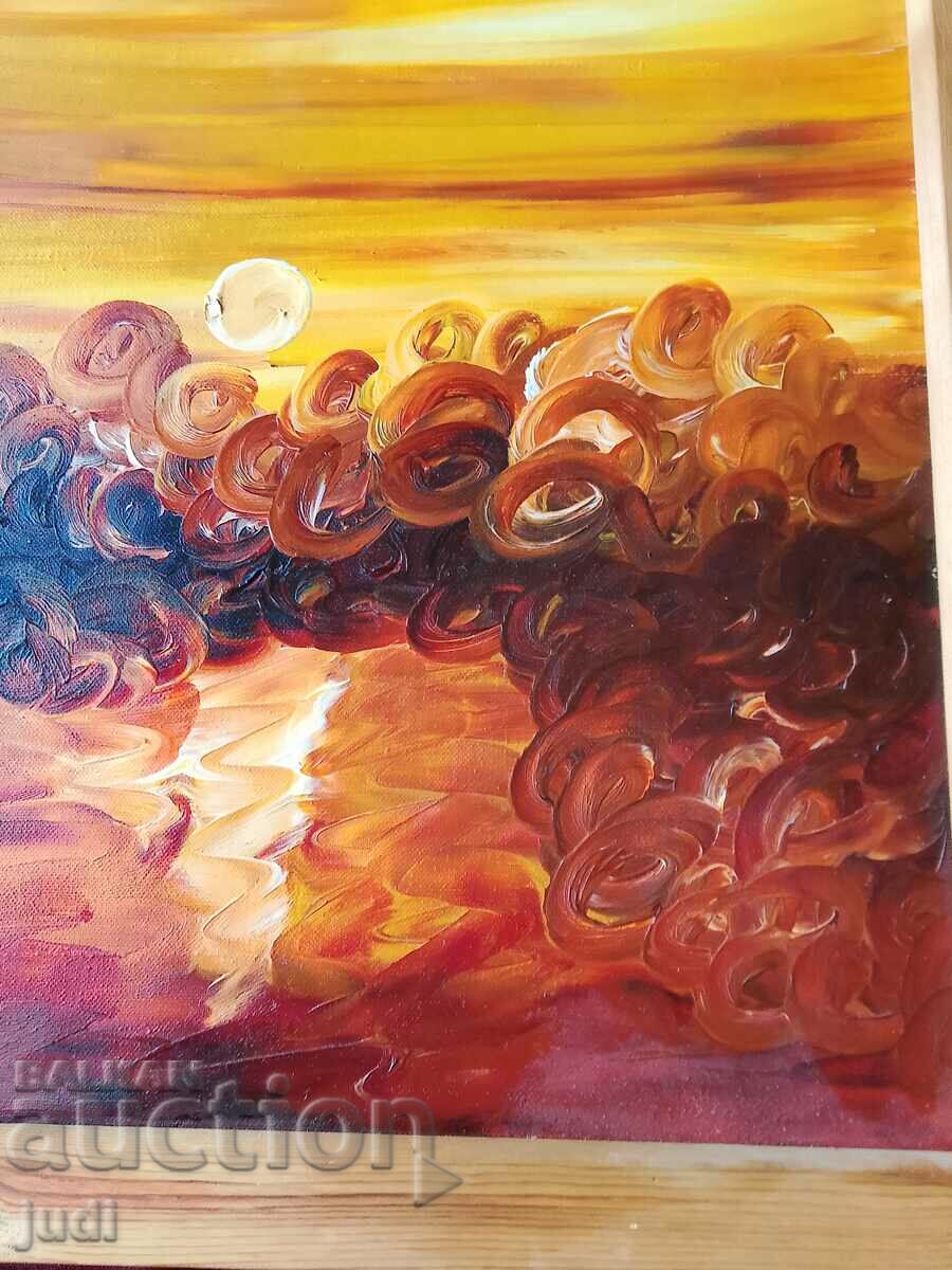 Auction Oil painting canvas Auction Oil painting canvas