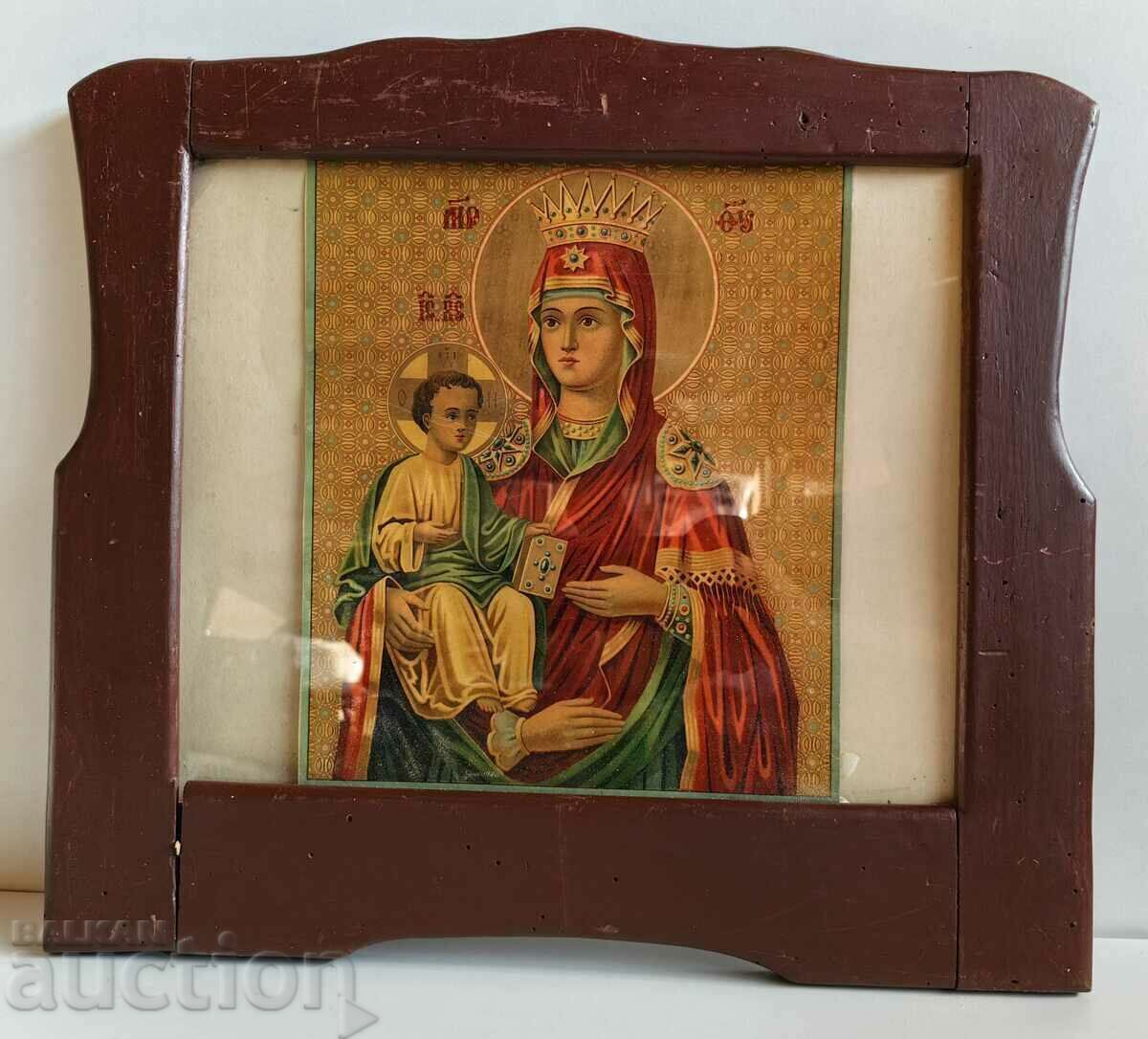 . 19TH CENTURY LARGE RELIGIOUS CHURCH LITHOGRAPH THE VIRGIN with price 35.00 BGN | € 17.90 . 19TH CENTURY LARGE RELIGIOUS CHURCH LITHOGRAPH THE VIRGIN with price 35.00 BGN | € 17.90
