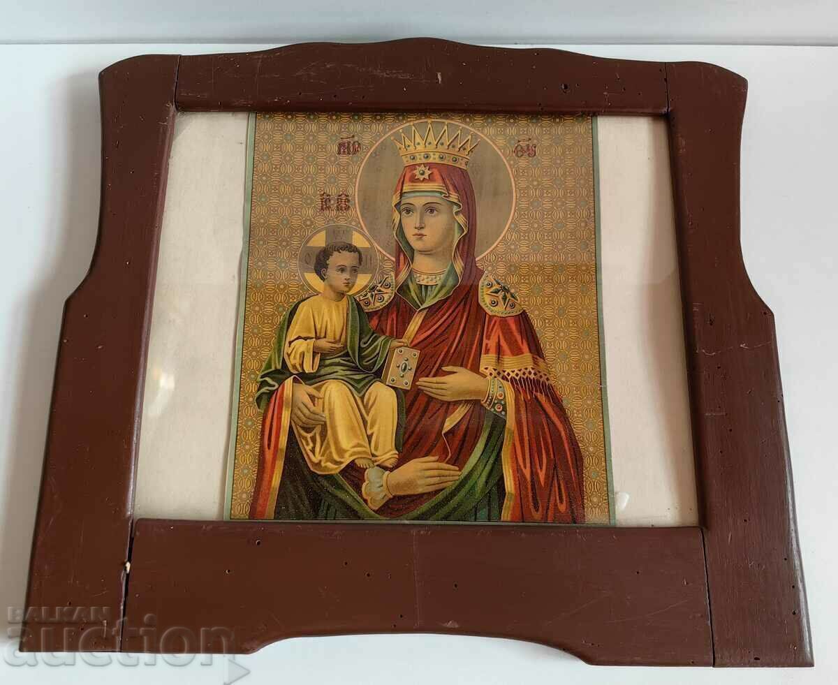 Auction . 19TH CENTURY LARGE RELIGIOUS CHURCH LITHOGRAPH THE VIRGIN Auction . 19TH CENTURY LARGE RELIGIOUS CHURCH LITHOGRAPH THE VIRGIN