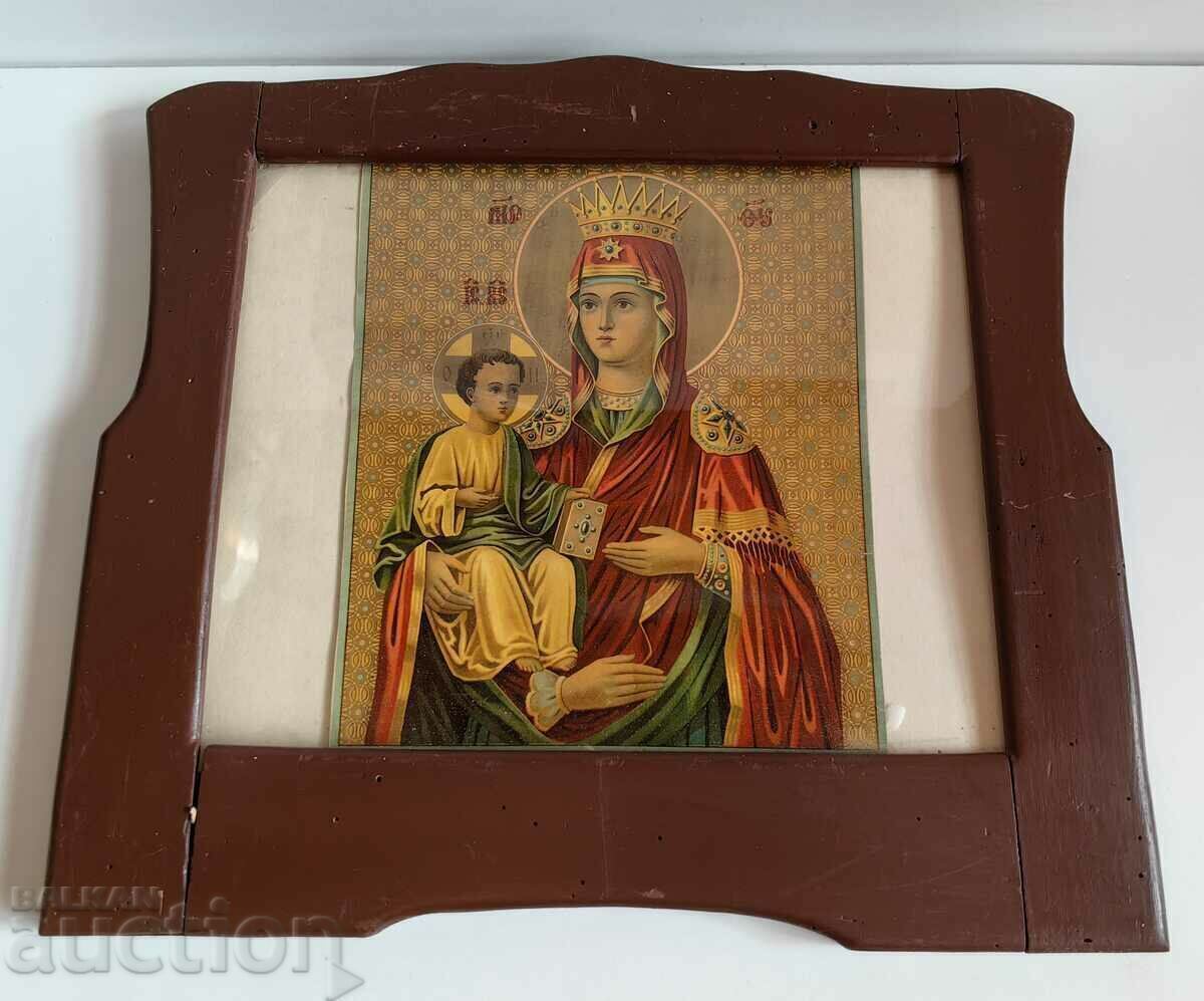 Delivery of . 19TH CENTURY LARGE RELIGIOUS CHURCH LITHOGRAPH THE VIRGIN Delivery of . 19TH CENTURY LARGE RELIGIOUS CHURCH LITHOGRAPH THE VIRGIN