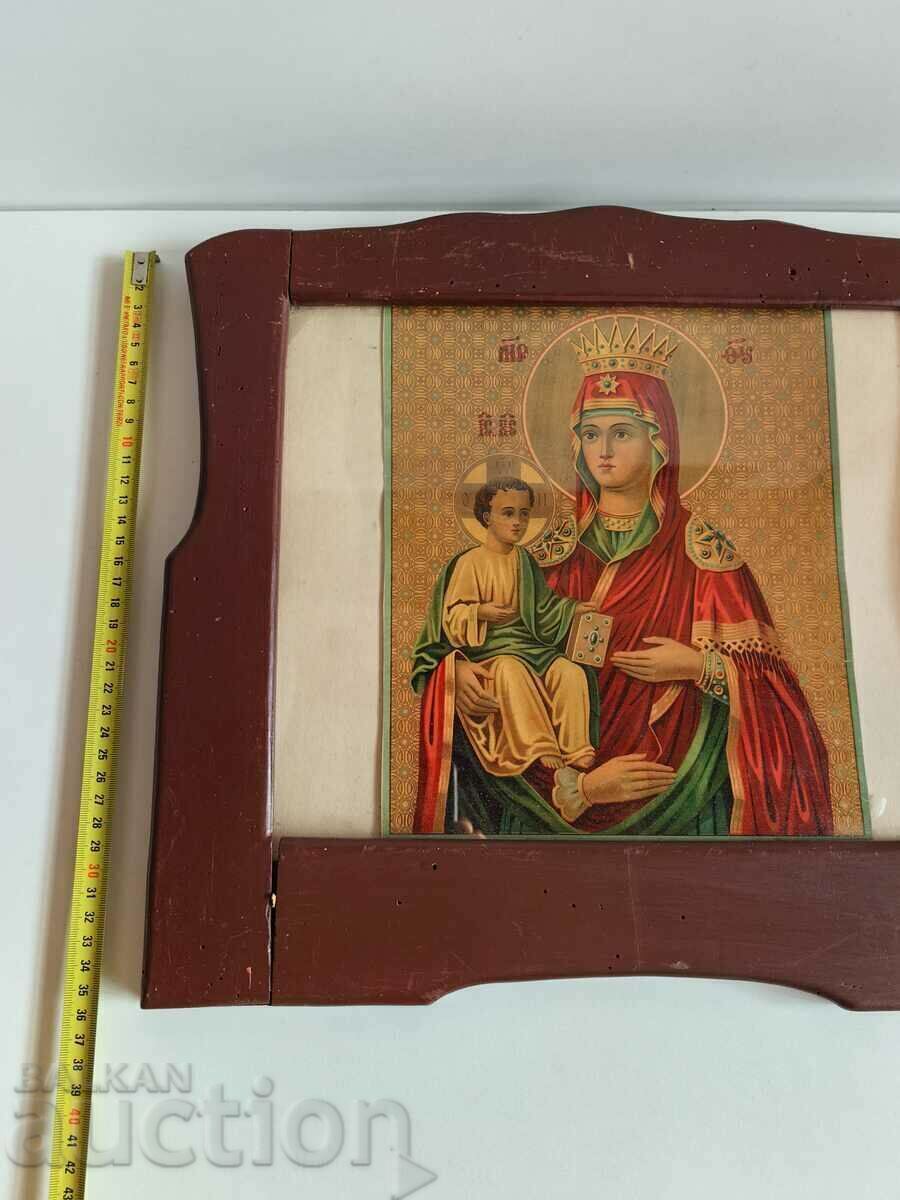 . 19TH CENTURY LARGE RELIGIOUS CHURCH LITHOGRAPH THE VIRGIN - 6 . 19TH CENTURY LARGE RELIGIOUS CHURCH LITHOGRAPH THE VIRGIN - 6