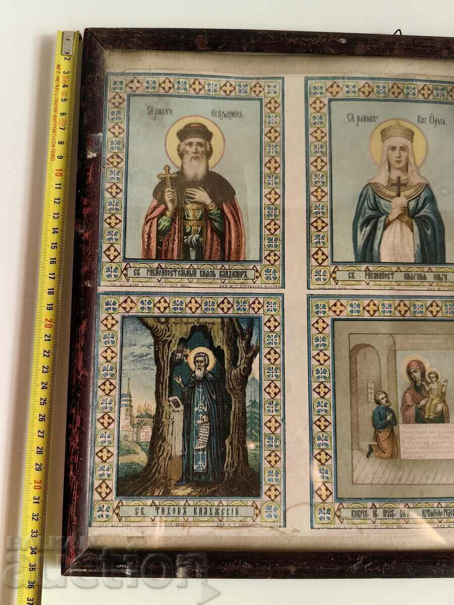 LARGE RELIGIOUS CHURCH LITHOGRAPH SAINTS SAINTS SAINTS - 6 LARGE RELIGIOUS CHURCH LITHOGRAPH SAINTS SAINTS SAINTS - 6