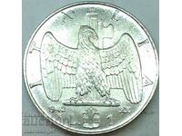 1 Lira 1942 Italy Victor Emmanuel III Fascist Eagle