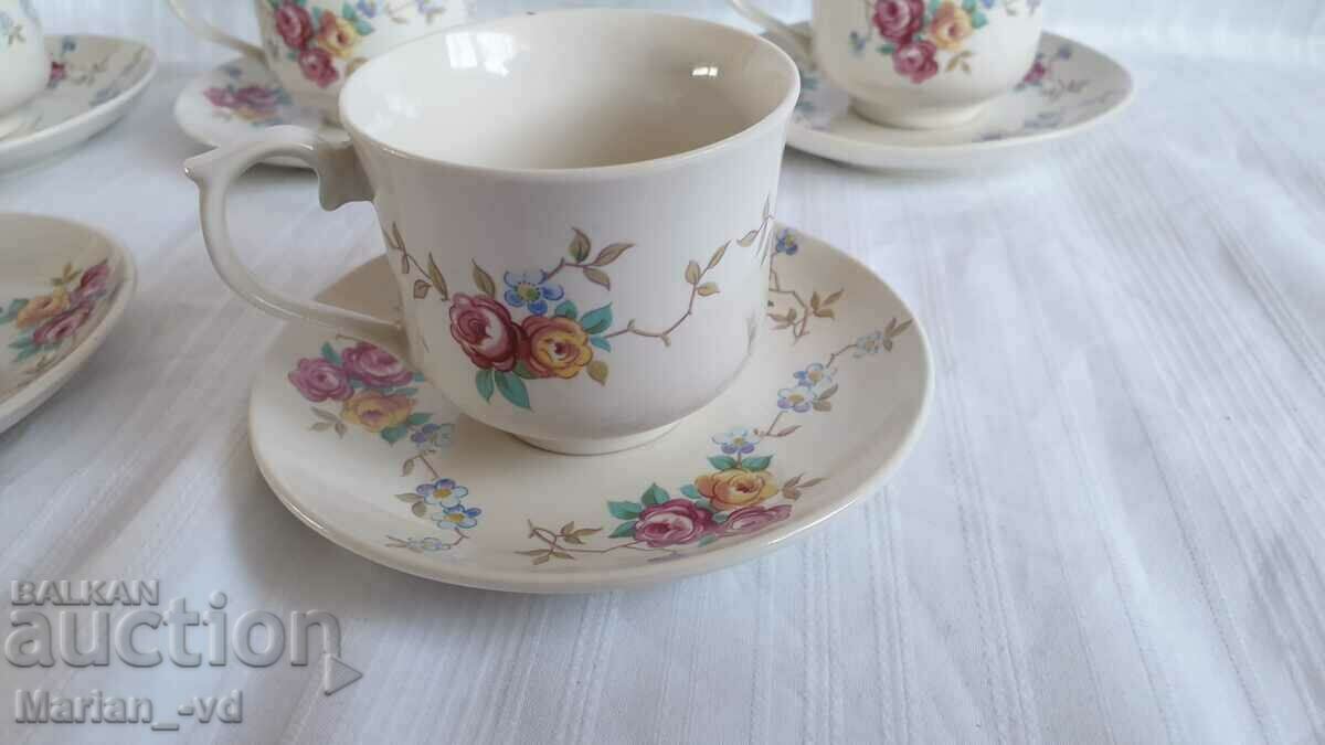 Porcelain coffee service - Kosta Yordanov - Vidin with price 40.00 BGN | € 20.45