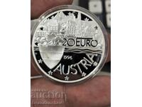 Silver 20 euro Austria 1996