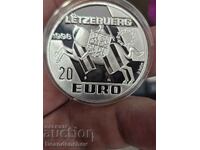 Silver coin 20 euro Luxembourg 1996