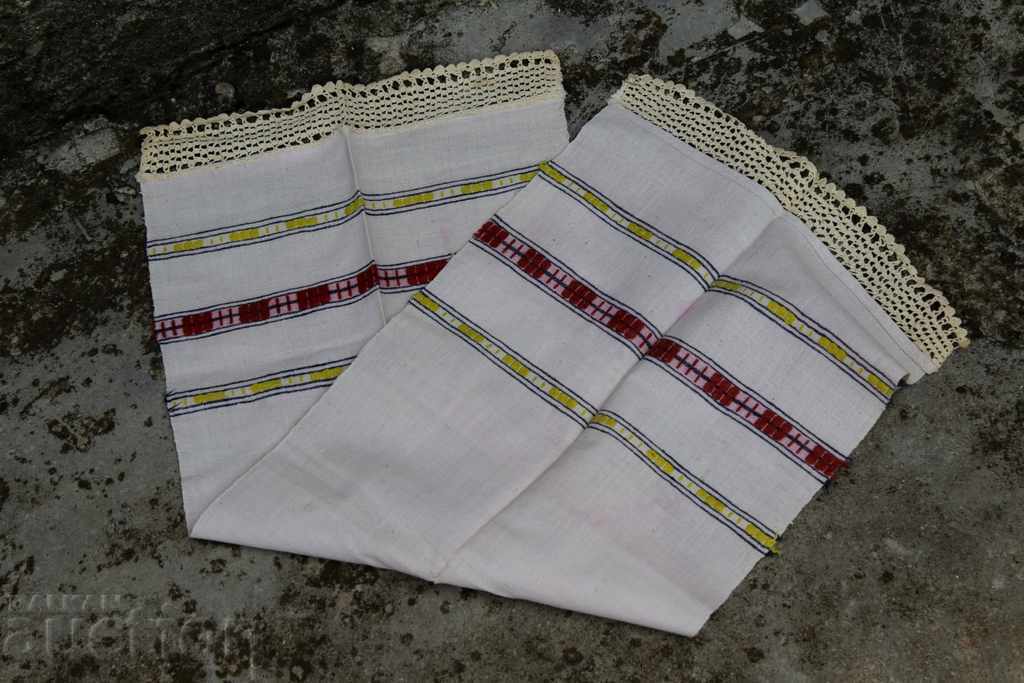 . СТАРА АВТЕНТИЧНА КЪРПА МЕСАЛ ПЕШКИР ПЛЕТЕНА ДАНТЕЛА . СТАРА АВТЕНТИЧНА КЪРПА МЕСАЛ ПЕШКИР ПЛЕТЕНА ДАНТЕЛА