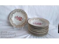 Set of porcelain plates by Kosta Yordanov - Vidin - 12 pieces