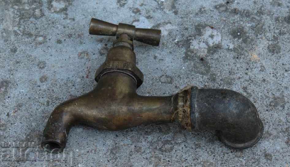 OLD BRONZE FAUCET CINNAMON FOUNTAIN WORKING WATER FAUCET - 5 OLD BRONZE FAUCET CINNAMON FOUNTAIN WORKING WATER FAUCET - 5