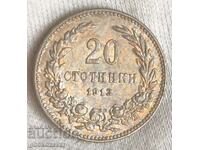 Bulgaria 20 cents 1913