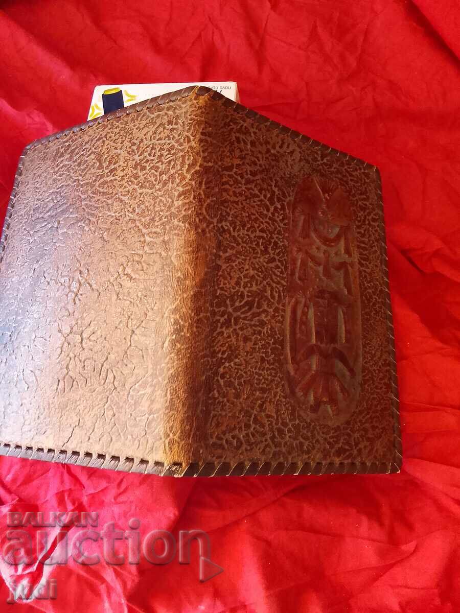 Соц бележник естествена кожа неупотребяван - 6 Соц бележник естествена кожа неупотребяван - 6