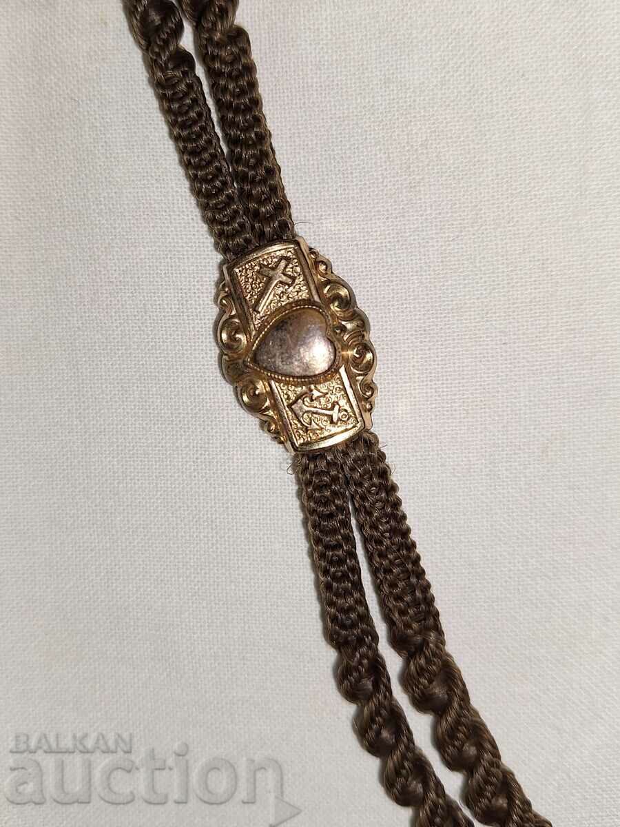 Delivery of Vintage Victorian Custec--handwoven from hair Delivery of Vintage Victorian Custec--handwoven from hair