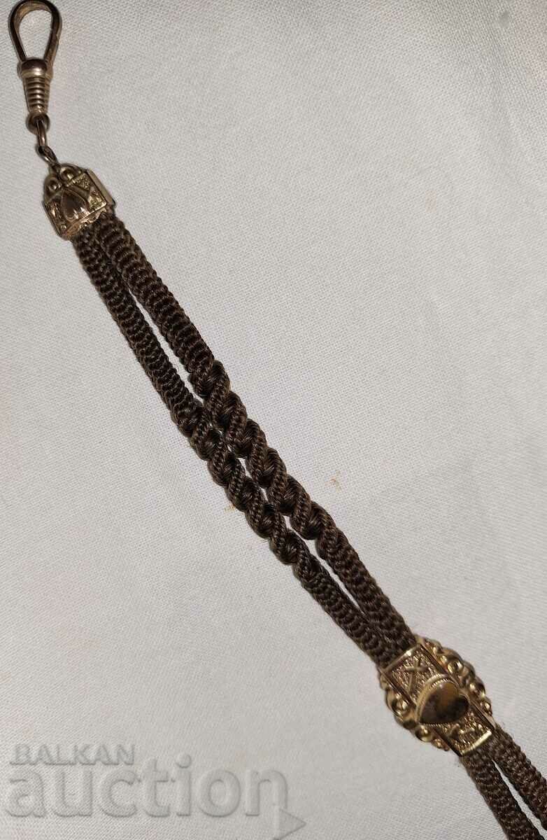 Vintage Victorian Custec--handwoven from hair - 7 Vintage Victorian Custec--handwoven from hair - 7