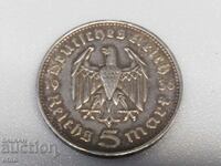 GERMANY 5 STAMPS 1936 F, SILVER, COINS, COINS