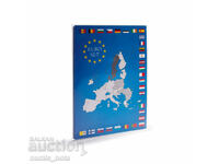 Album pentru colectia Euro - de la 1 pret la 2 euro - lot intreg